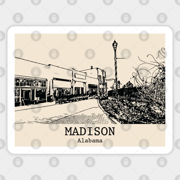 Madison - Alabama Magnet by Lakeric